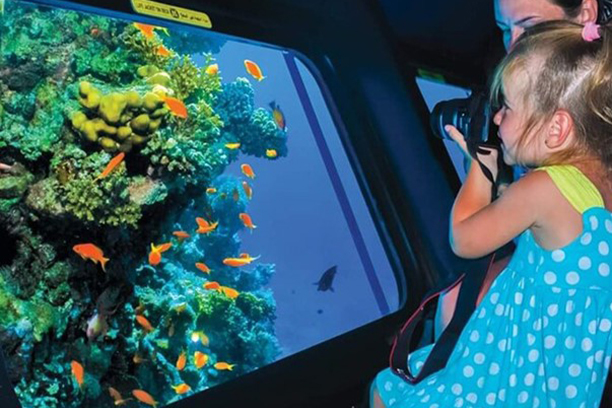 Hurghada: Panoramic Semi-Submarine Cruise with Snorkeling