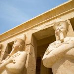 The temple of Hatshepsut near Luxor in Egypt
